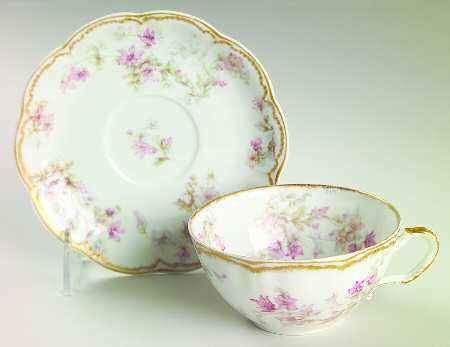 Schleiger 91A Flat Cup & Saucer Set