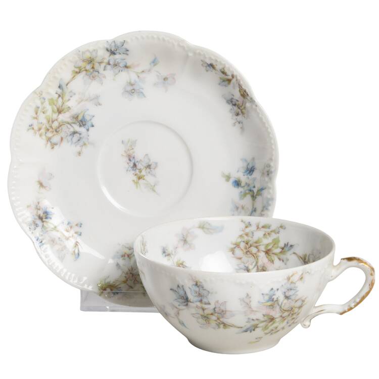 Schleiger 91h Flat Cup & Saucer Set