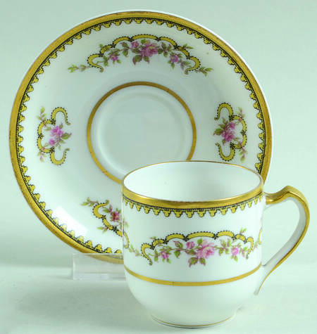 Schleiger 925 Flat Demitasse Cup & Saucer Set