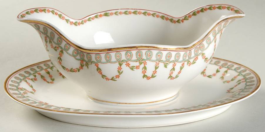Schleiger 935 Gravy Boat with Attached Underplate