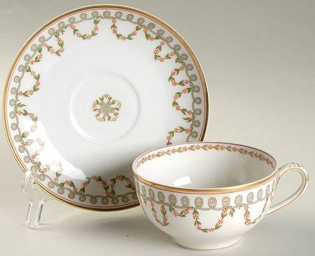 Schleiger 935 Flat Cup & Saucer Set