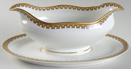 Schleiger 962 Gravy Boat with Attached Underplate