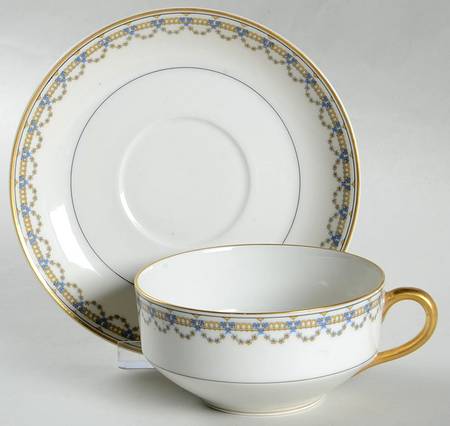 Schleiger 994 Flat Cup & Saucer Set