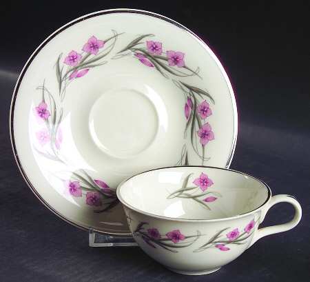 Serenade Flat Cup & Saucer Set
