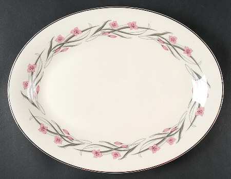 Serenade 14" Oval Serving Platter