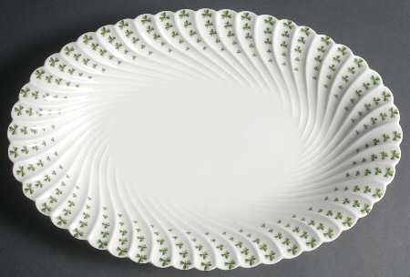 Shamrock 15" Oval Serving Platter