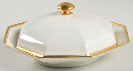 Sheraton (12 Sided) Round Covered Butter