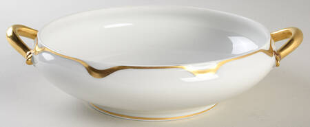 Silver Anniversary Round Vegetable No Lid