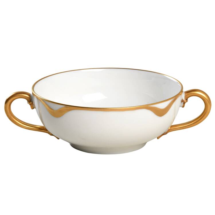 Silver Anniversary Flat Cream Soup Bowl