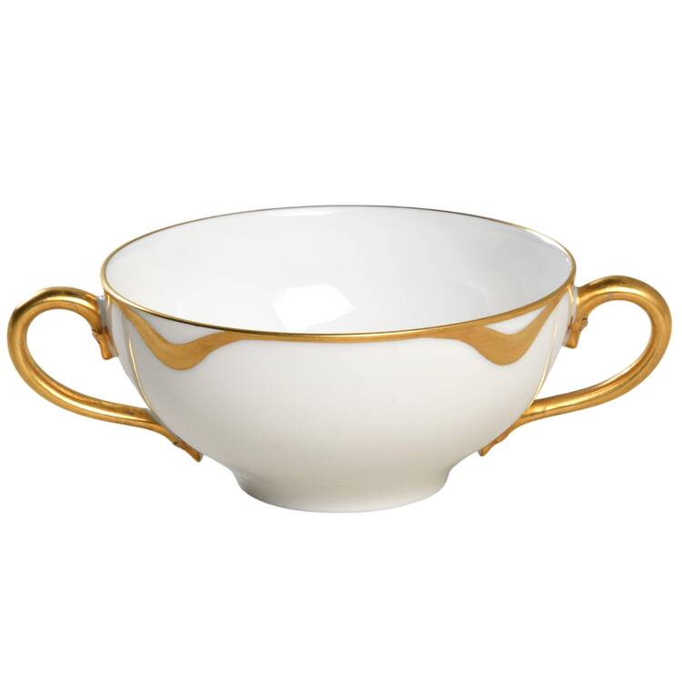 Silver Anniversary Flat Bouillon Cup