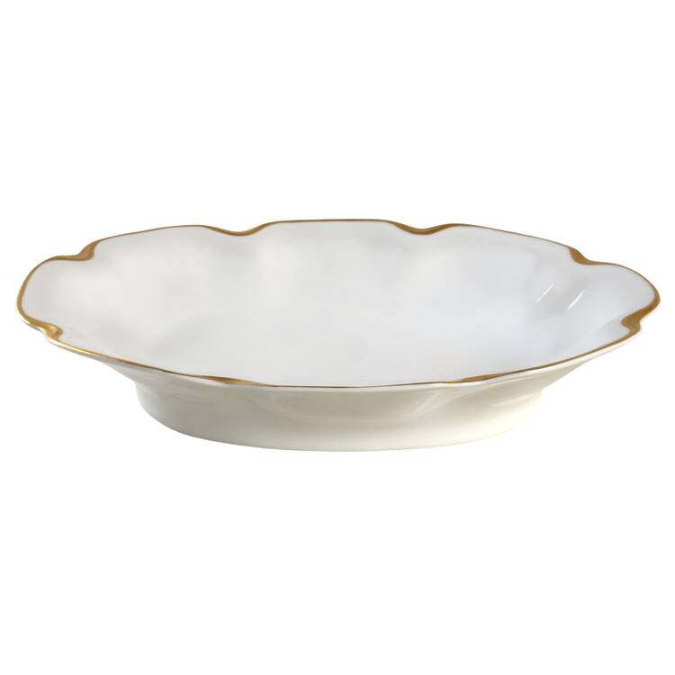 Silver Anniversary 10" Oval Vegetable Bowl