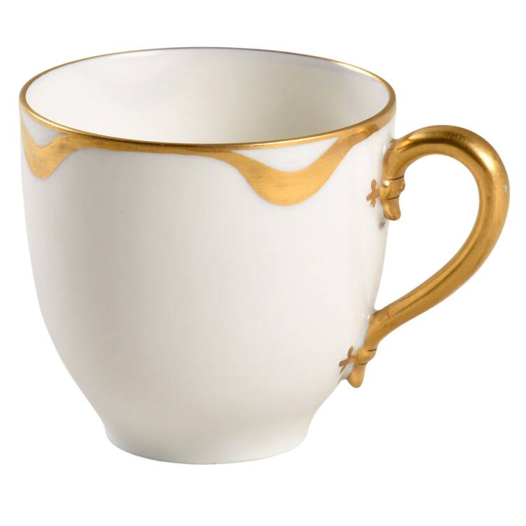 Silver Anniversary Flat Demitasse Cup