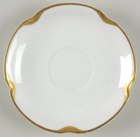 Silver Anniversary Saucer for Flat Demitasse Cup