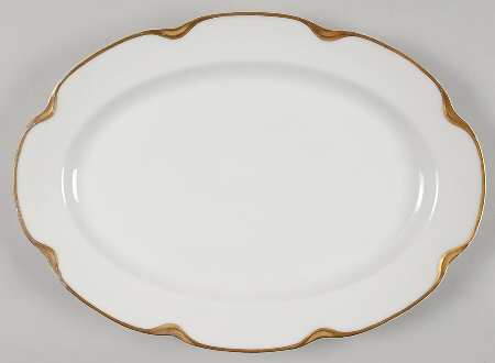 Silver Anniversary 11" Oval Serving Platter