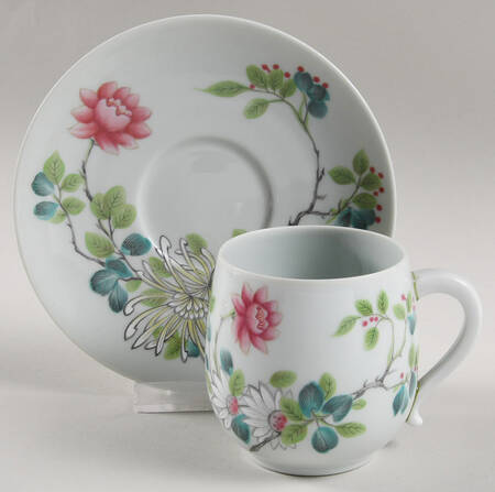Flat Cup & Saucer Set