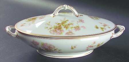 Springtime (France) Oval Covered Vegetable
