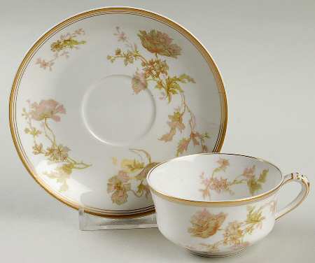 Springtime (France) Flat Demitasse Cup & Saucer Set