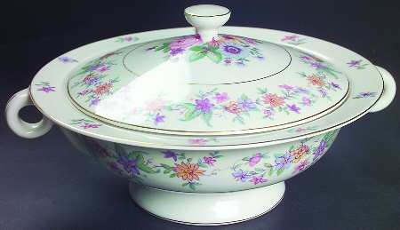 Springtime (New York) Round Covered Vegetable