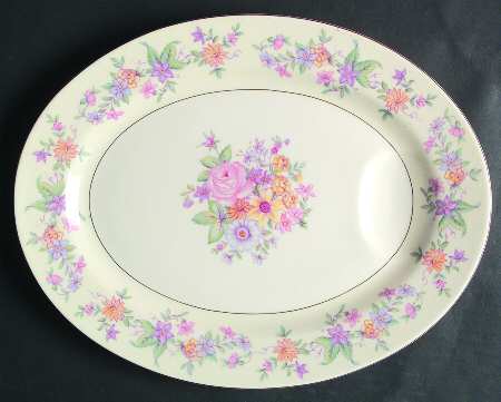 Springtime (New York) 14" Oval Serving Platter