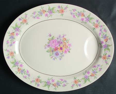 Springtime (New York) 16" Oval Serving Platter