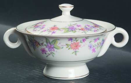 Springtime (New York) Sugar Bowl & Lid