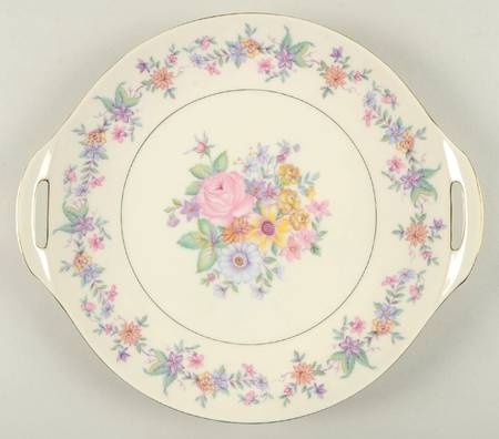 Springtime (New York) Handled Cake Plate
