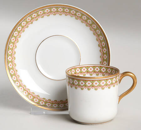 St. Albans Flat Demitasse Cup & Saucer Set