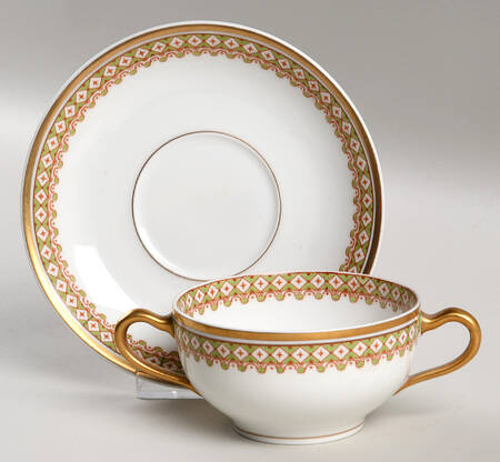 St. Albans Flat Bouillon Cup & Saucer