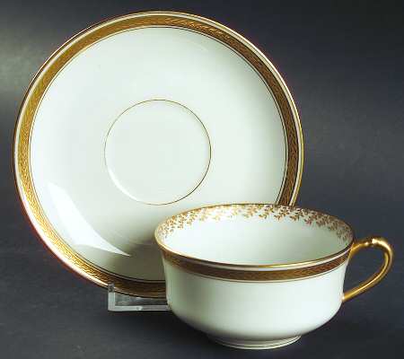St. George Flat Cup & Saucer Set