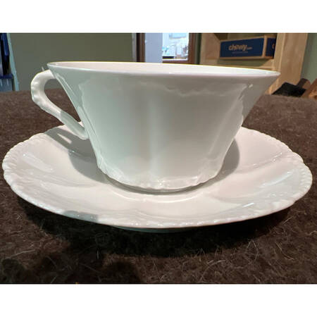St. Germain Flat Cup & Saucer Set