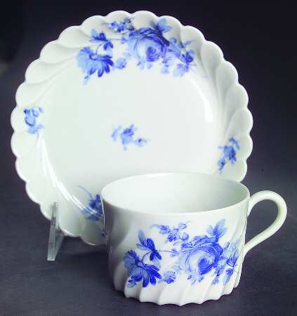 Strasbourg Flat Cup & Saucer Set