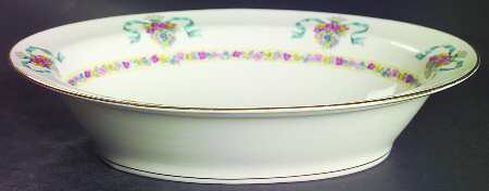 St. Regis Blue 9" Oval Vegetable Bowl