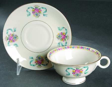 St. Regis Blue Footed Cup & Saucer Set