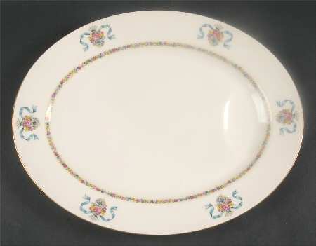 St. Regis Blue 13" Oval Serving Platter