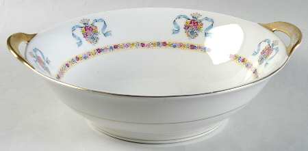 St. Regis Blue 10" Round Vegetable Bowl