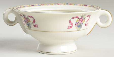 St. Regis Burgundy Sugar Bowl No Lid