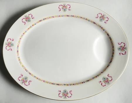 St. Regis Burgundy 16" Oval Serving Platter