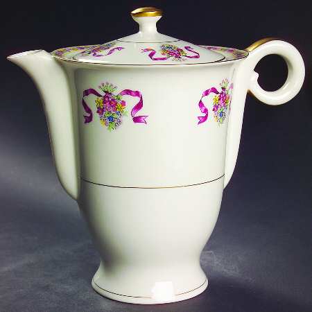 St. Regis Burgundy Coffee Pot & Lid