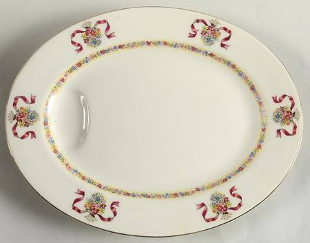 St. Regis Burgundy 11" Oval Serving Platter