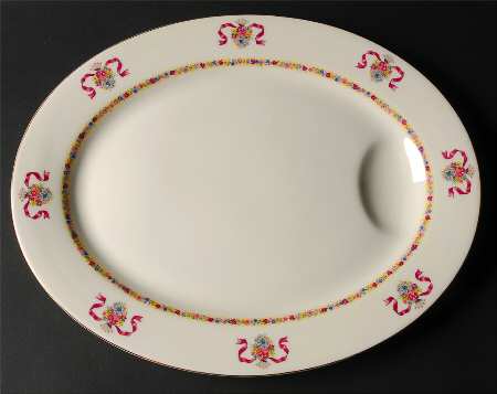 St. Regis Burgundy 16" Oval Serving Platter