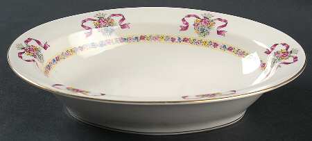 St. Regis Burgundy 9" Oval Vegetable Bowl