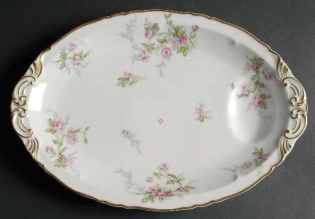 Sylvia White (Louis XIV, Newer) 13" Oval Serving Platter