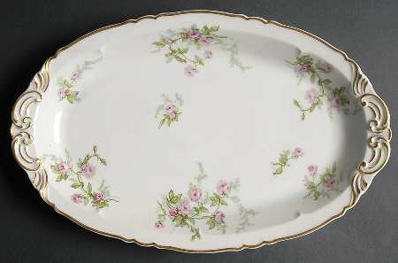 Sylvia White (Louis XIV, Newer) 13" Oval Serving Platter
