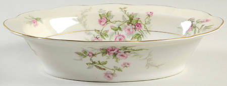 Sylvia Cream (Isle de France, Cream) 9" Oval Vegetable Bowl