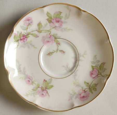 Sylvia Cream (Isle de France, Cream) Saucer for Demitasse Cup