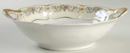 Symphony (Older, Gold Trim) 10" Round Vegetable Bowl