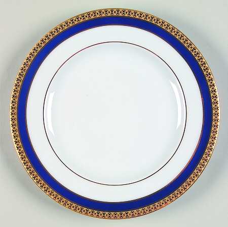 Symphonie Blue (Gold and Blue) Bread & Butter Plate