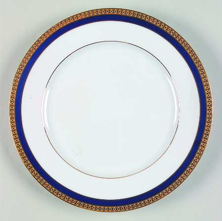 Symphonie Blue (Gold and Blue) Dessert Luncheon Plate