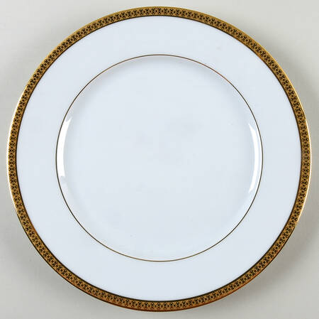 Symphonie Gold Dessert Luncheon Plate
