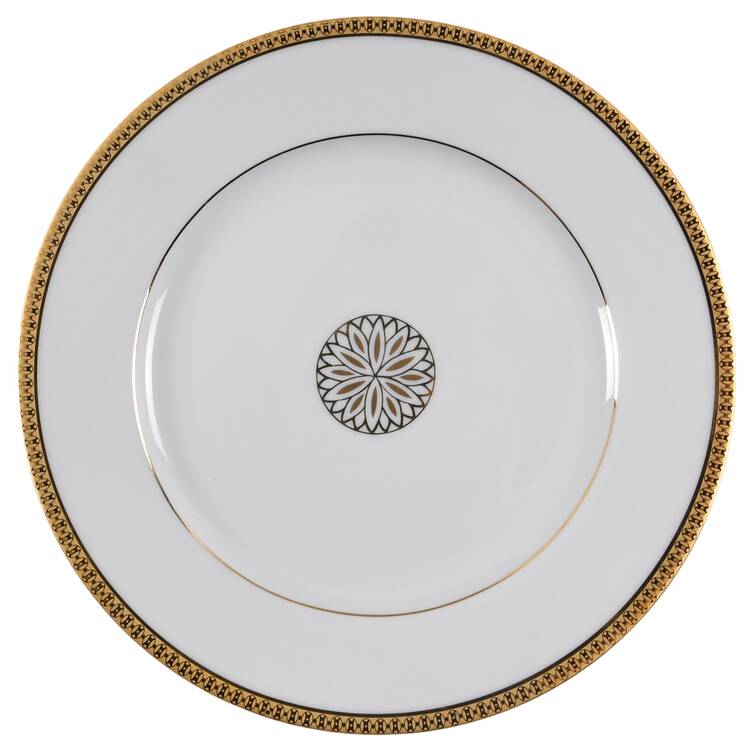 Symphonie Gold Accent Dessert Luncheon Plate